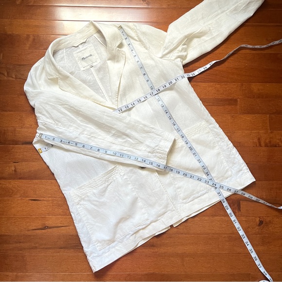 MADEWELL 100% linen blazer jacket - Picture 6 of 14